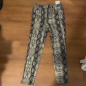 COPY - Unworn Snake Skin Zara Jeans